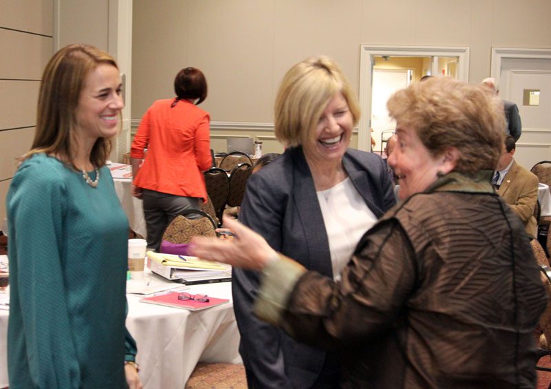 WRP Project Director Cathy Stevens with SC State Superintendent of Education Molly Spearman and Janelle Cousino