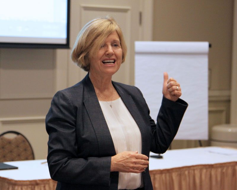 SC State Superintendent of Education Molly Spearman addresses WRP Fellows