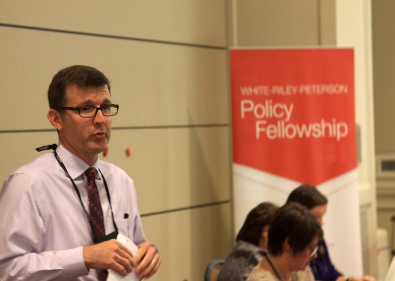 Ron Fairchild with 2016 White-Riley-Peterson Policy Fellows
