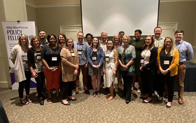 The 2019-20 class of White-Riley-Peterson Policy Fellows