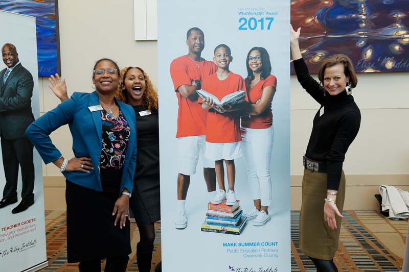 2017 Award Winner Make Summer Count! (l-r) Qena Jennings, Angel Whaley and Catherine Schumacher