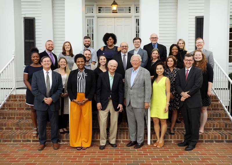 Group photo of 2019-20 White-Riley-Peterson Fellowship cohort
