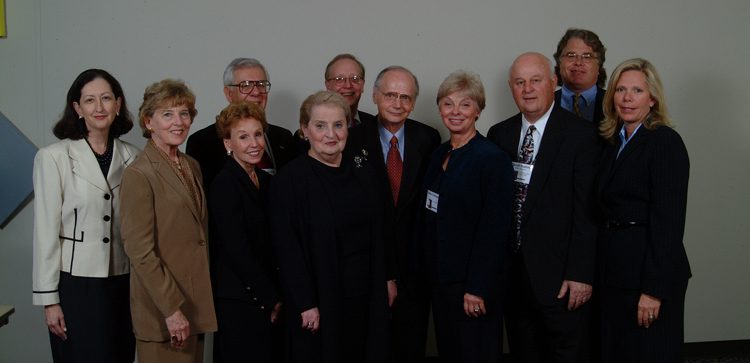 Madeleine Albright with guests