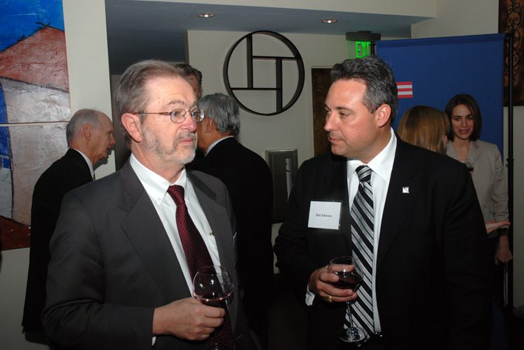 (l-r) Brantly Womack and Hal Johnson