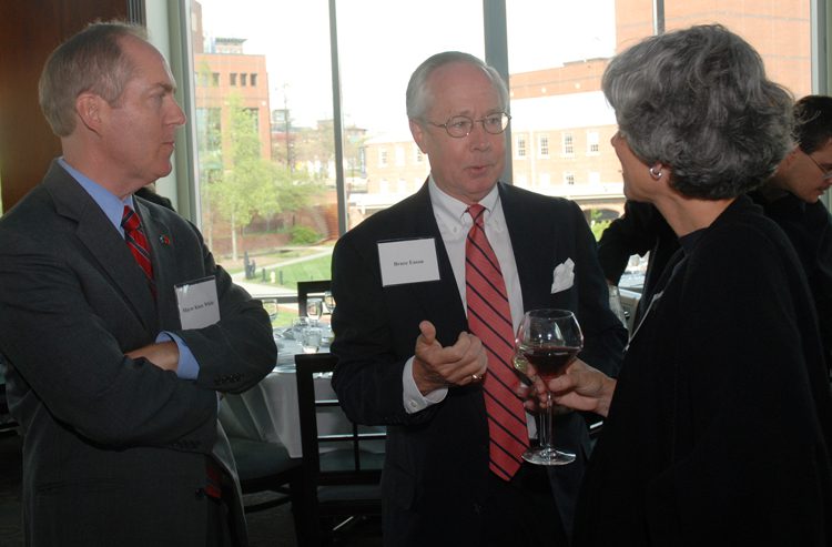 (l-r) Mayor Knox White and Bruce Eason with a guest