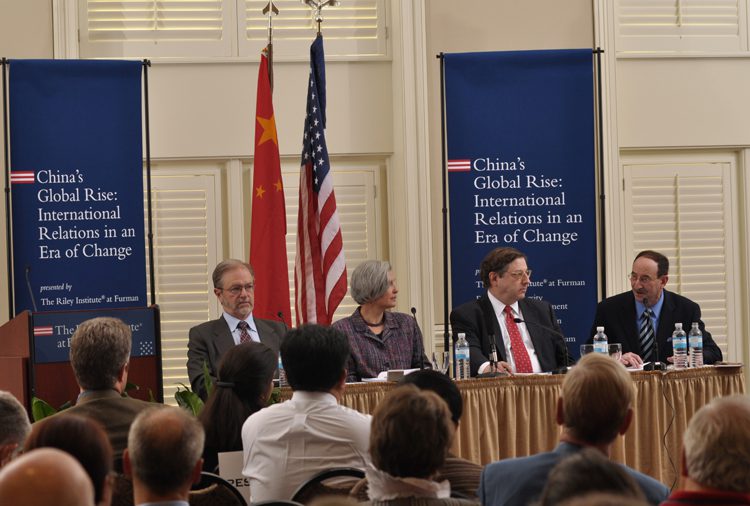 Panel II: (l-r) Brantly Womack, Shelley Rigger, Hank Levine and David Finkelstein