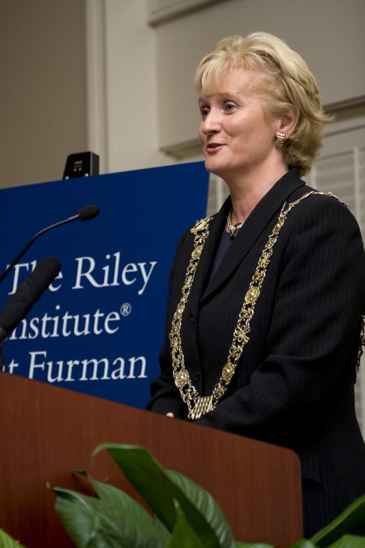 The Lord Mayor of Dublin, Ireland, Eibhlin Bryne