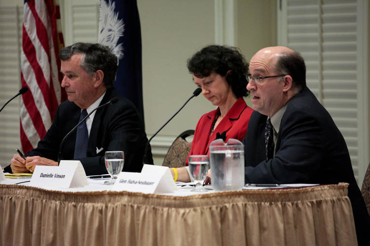 Hodding Carter, Danielle Vinson and Glen Halva-Neubauer