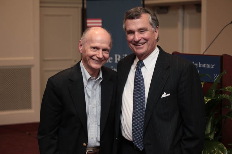 Secretary Riley and Hodding Carter