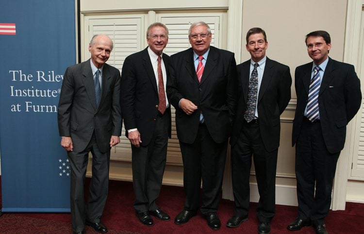 Richard Riley, David Shi, Helmut Schäfer, Thomas Kazee and Klaus-Peter Kaempf