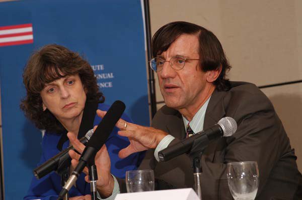 (l-r) Panel Two: Angela Viney and Brad Wyche