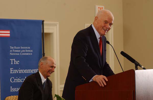 Senator Glenn and Secretary Riley