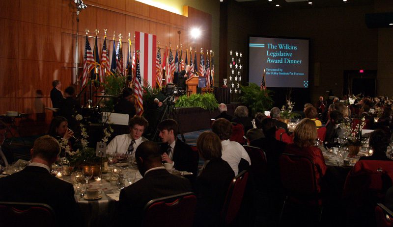 Wilkins Award Dinner guests