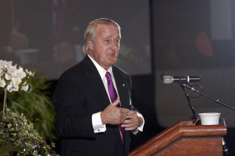 Prime Minister Brian Mulroney