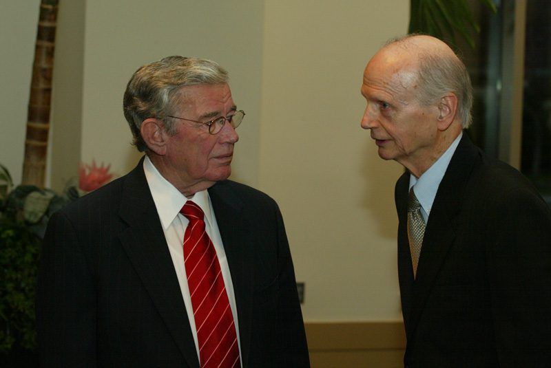Senator Hugh Leatherman and Governor Richard Riley