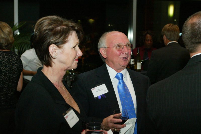 Vicki Campbell and Senator Paul Campbell
