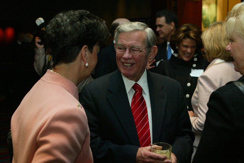 Paula Harper Bethea and Senator Hugh Leatherman