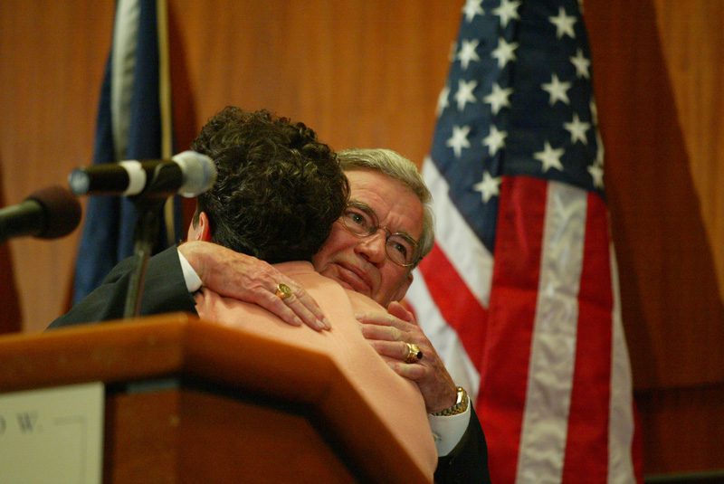 Paula Harper Bethea and Senator Hugh Leatherman