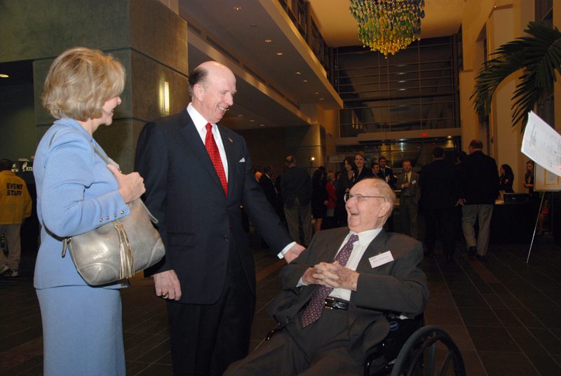 Susan and David Wilkins, and Wilton McKinney