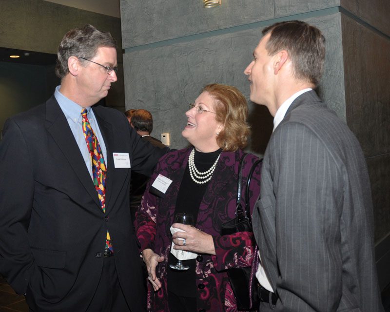 Frank Holleman, Maxie Haltiwanger with a guest