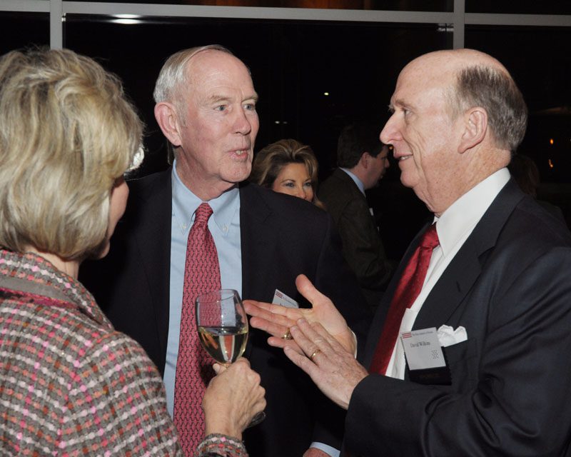 Susan Wilkins, Ben Keys and Ambassador Wilkins