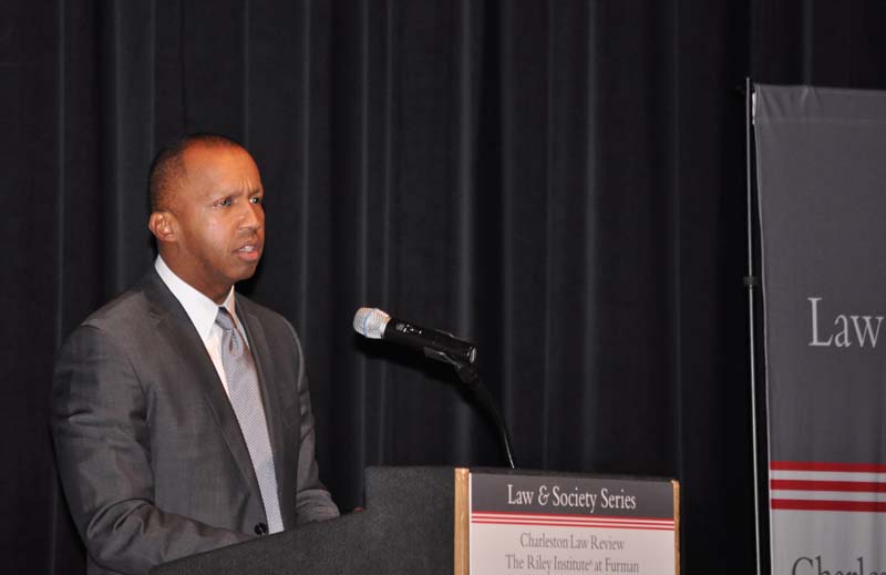 Bryan Stevenson speaking on 