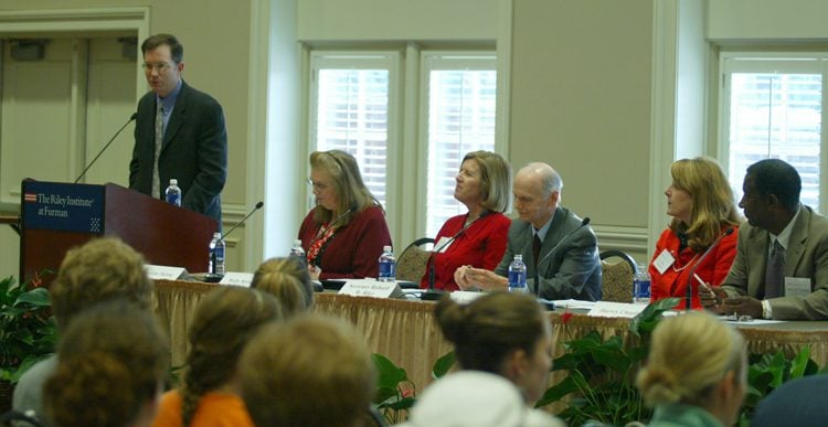 DeJong, Spearman, Secretary Riley, Anderson, Choplin