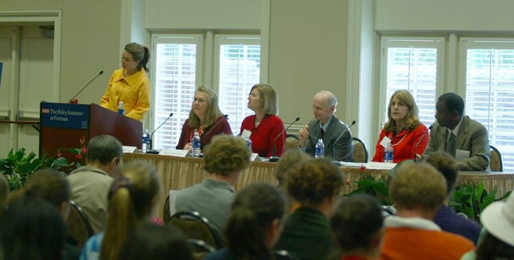 Lorna Fink delivered opening remarks
