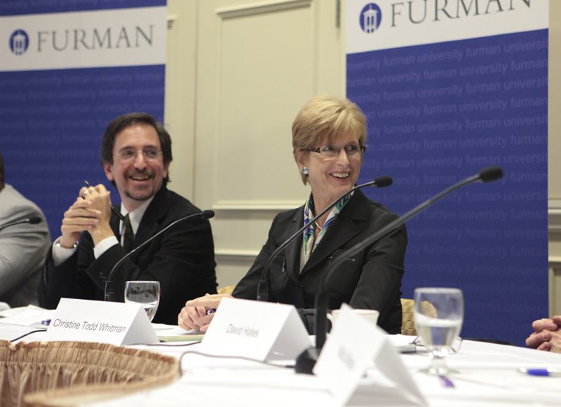 Andrew Revkin and Christine Todd Whitman