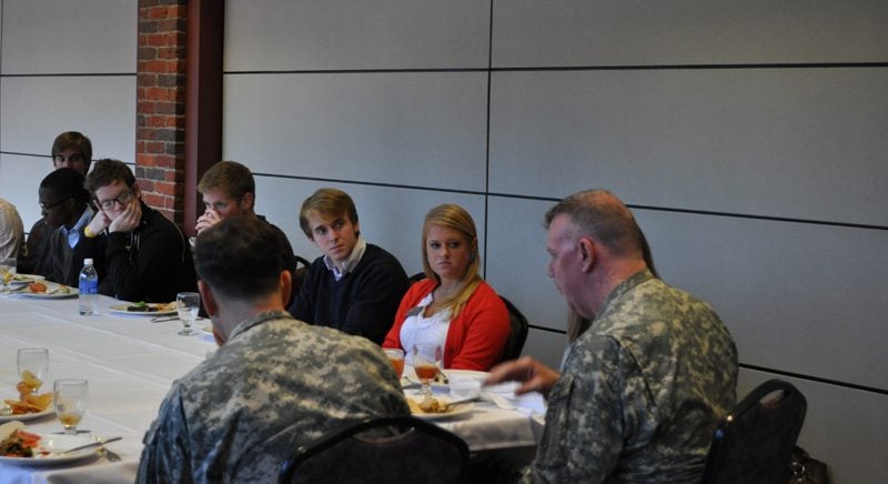 General Mulholland and members of the Riley Institute Advance Team shared a special lunch together