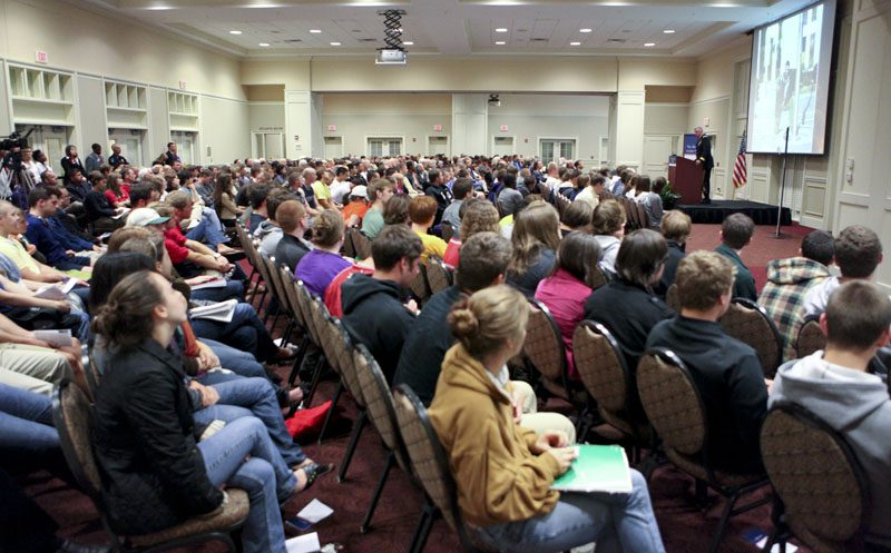 There was not a seat available in Younts Conference Center