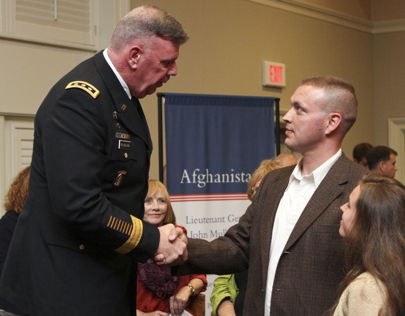 Many individuals just wanted to shake his hand