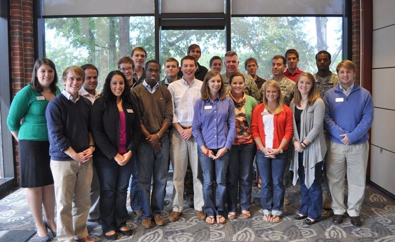 Advance Team members with General Mulholland