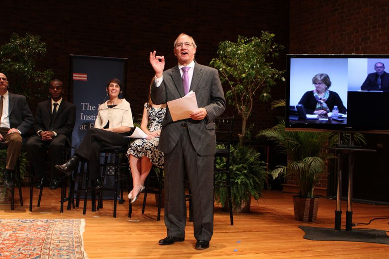 President Smolla directs the first question, 