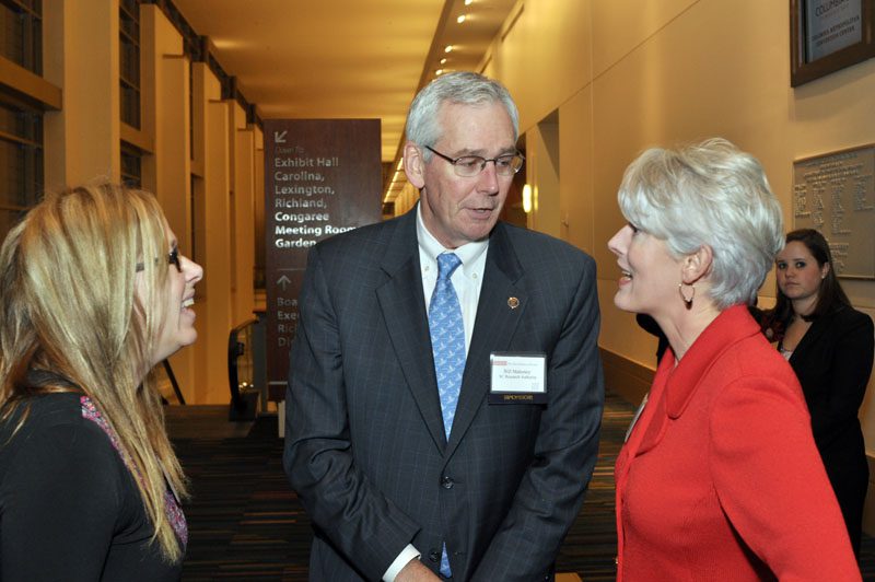 (l-r) Clare Morris, Bill Mahoney and Libby Heath