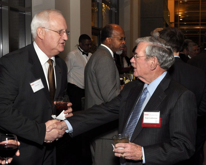 (l-r) Tony Cox and Hugh Leatherman