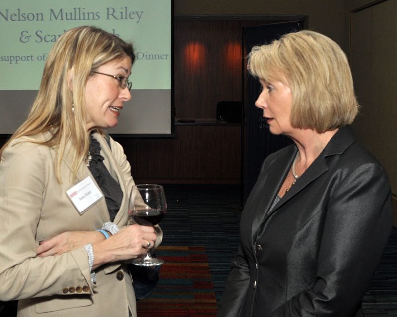 (l-r) Anne Hutto and Shirley Hinson