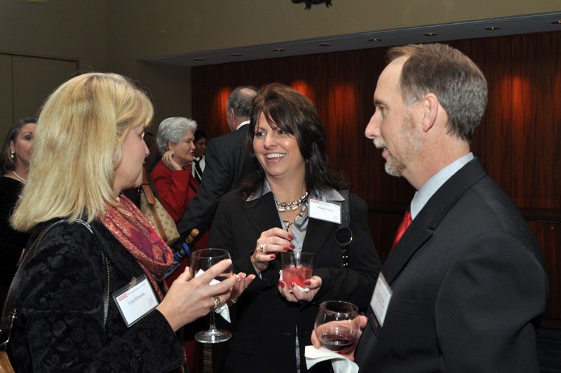 (l-r) Lisa Edwards, Wanda Jones and a guest