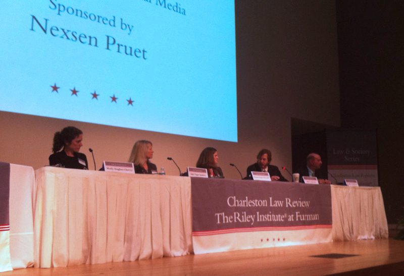 Panel One (l-r): Molly Hughes Cherry, Amy Yager Jenkins, Hannah Rogers Metcalfe, John Emerson and Douglas Henderson
