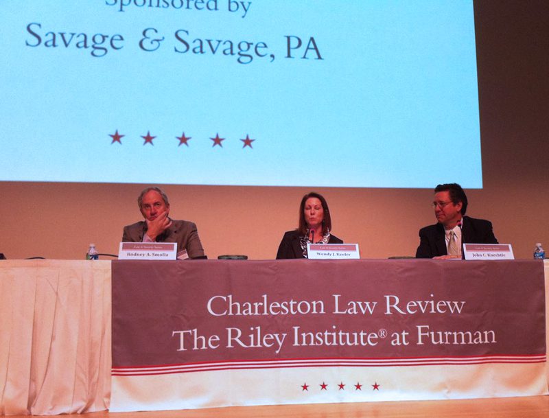 Panel Two (l-r): Rod Smolla, Wendy Keefer and John Knechtle