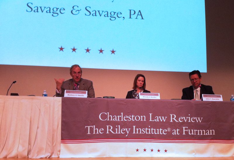 Panel Two (l-r): Rod Smolla, Wendy Keefer and John Knechtle