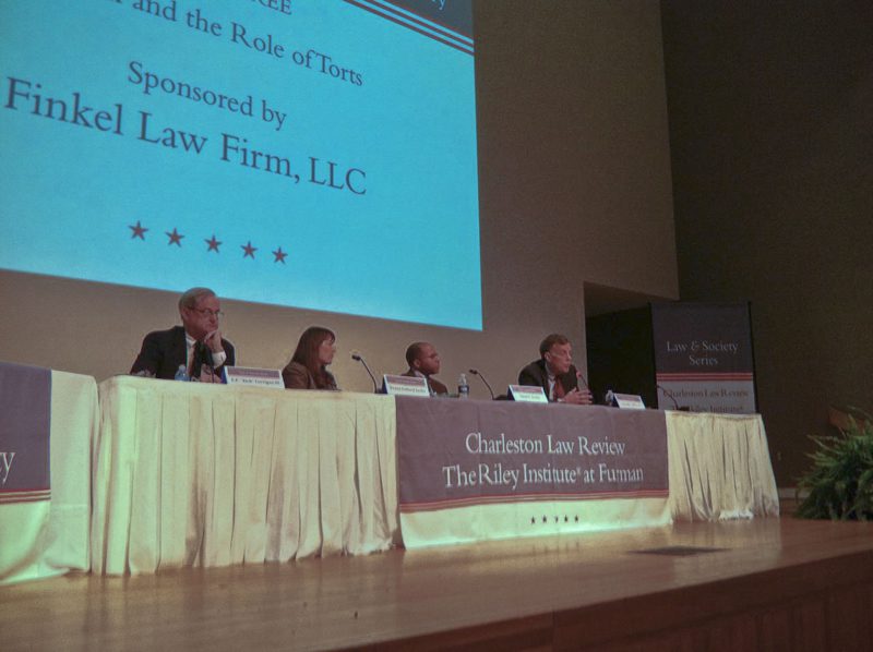 Panel Three: Speech and the Role of Torts. Panelists (l-r) E.P. 