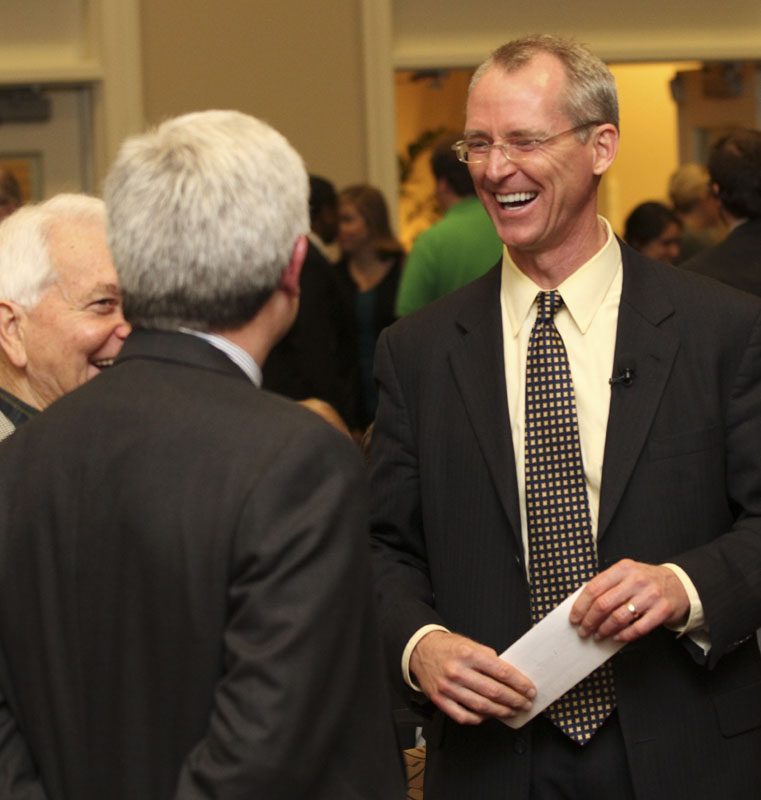 Bob Inglis mingling with some of the guests