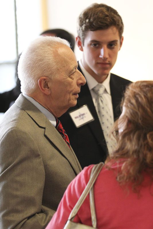 Richard Benedetto and Miller DeVenny at the reception