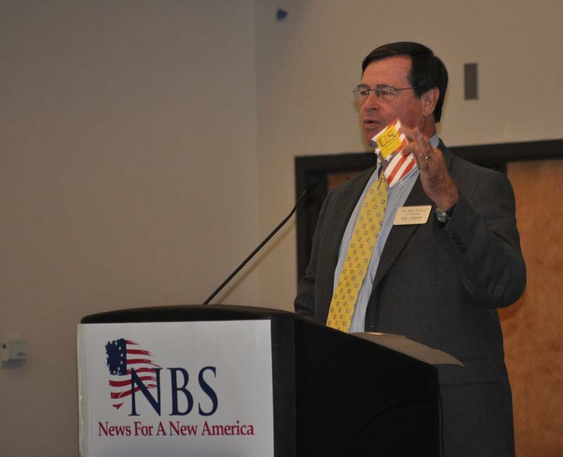 Executive Director of the Riley Institute Don Gordon explaining the format of the annual Constitution Day event