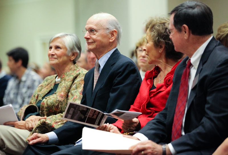 (l-r) Diane Ravitch, Secretary Riley, Betty Farr and Don Gordon