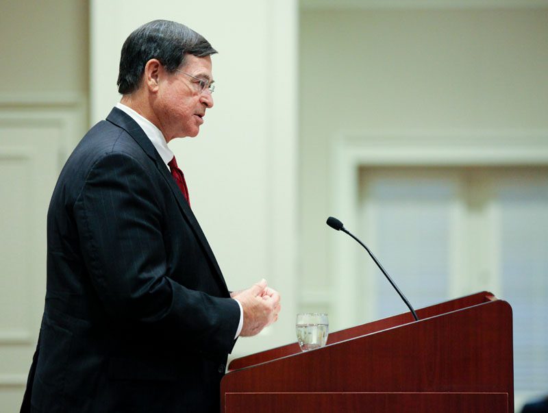 Don Gordon, Executive Director of the Riley Institute at Furman, welcoming everyone
