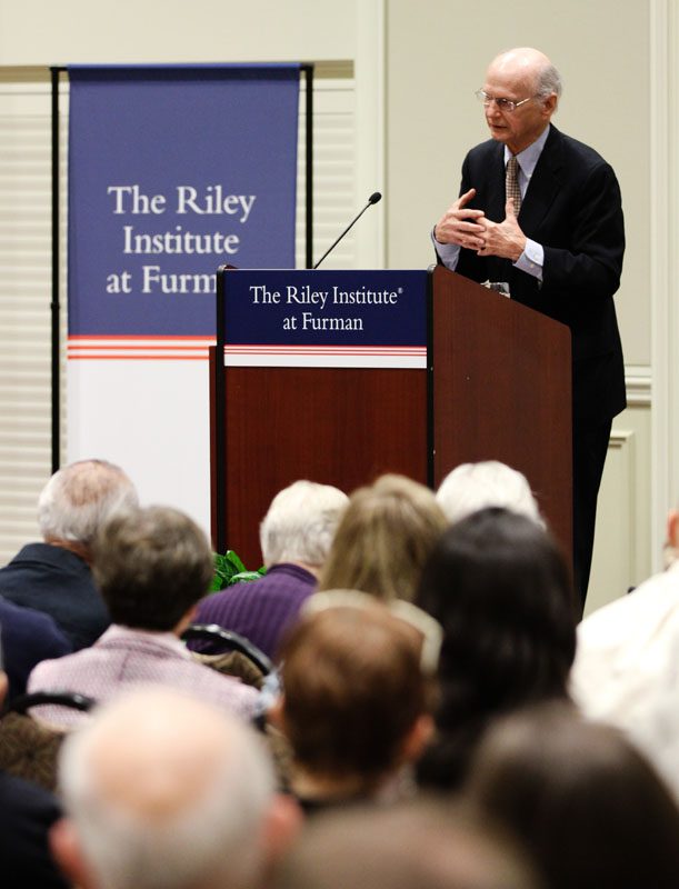 Secretary Riley introducing Diane Ravitch