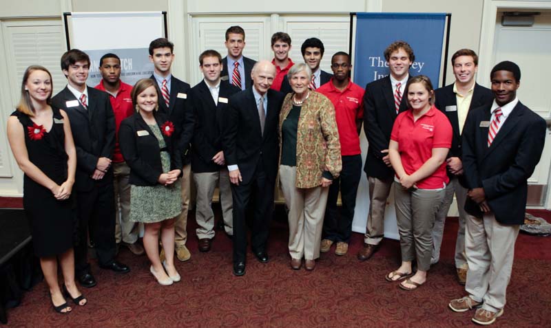The Riley Institute's Advance Team with Secretary Riley and Diane Ravitch