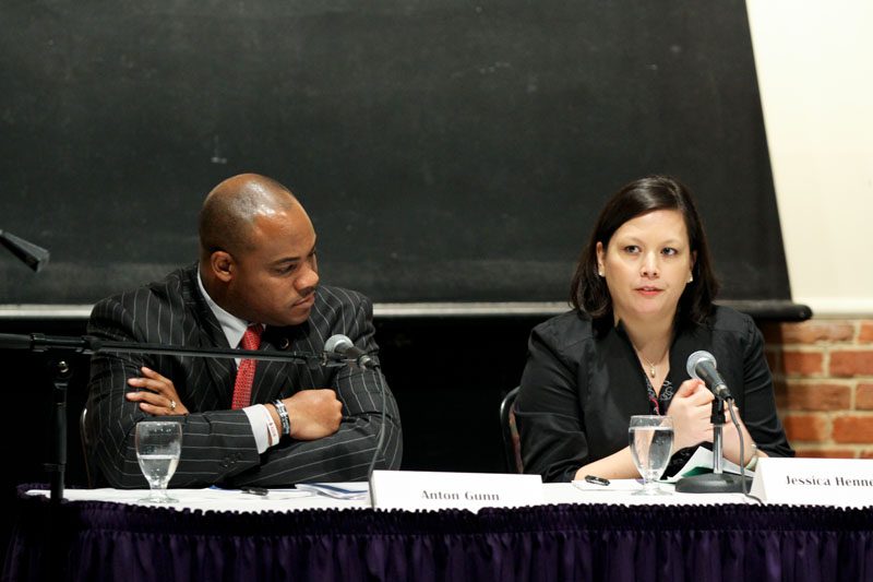 Anton Gunn and Jessica Hennessey